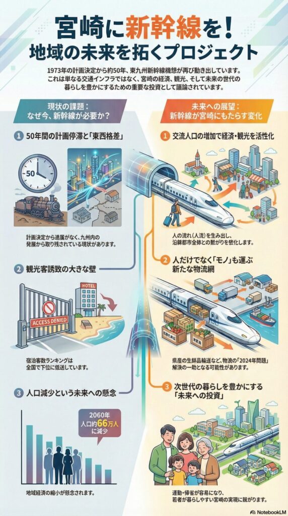 宮崎新幹線、地域の未来を拓く