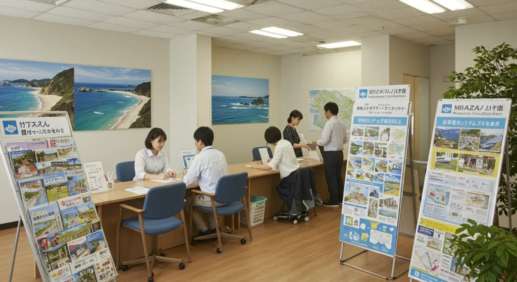 宮崎県の移住相談窓口の様子