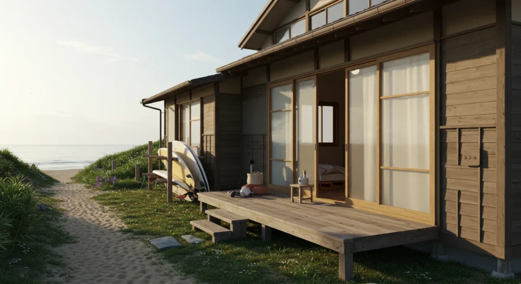 サーフポイント近くの住宅