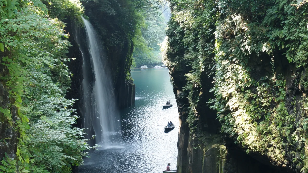 宮崎暇つぶし-高千穂峡遊歩道の絶景